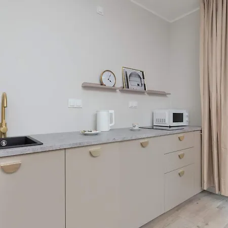 アパート Eleganckie Blisko Rzeki W Gdansku Z Balkonem By Renters